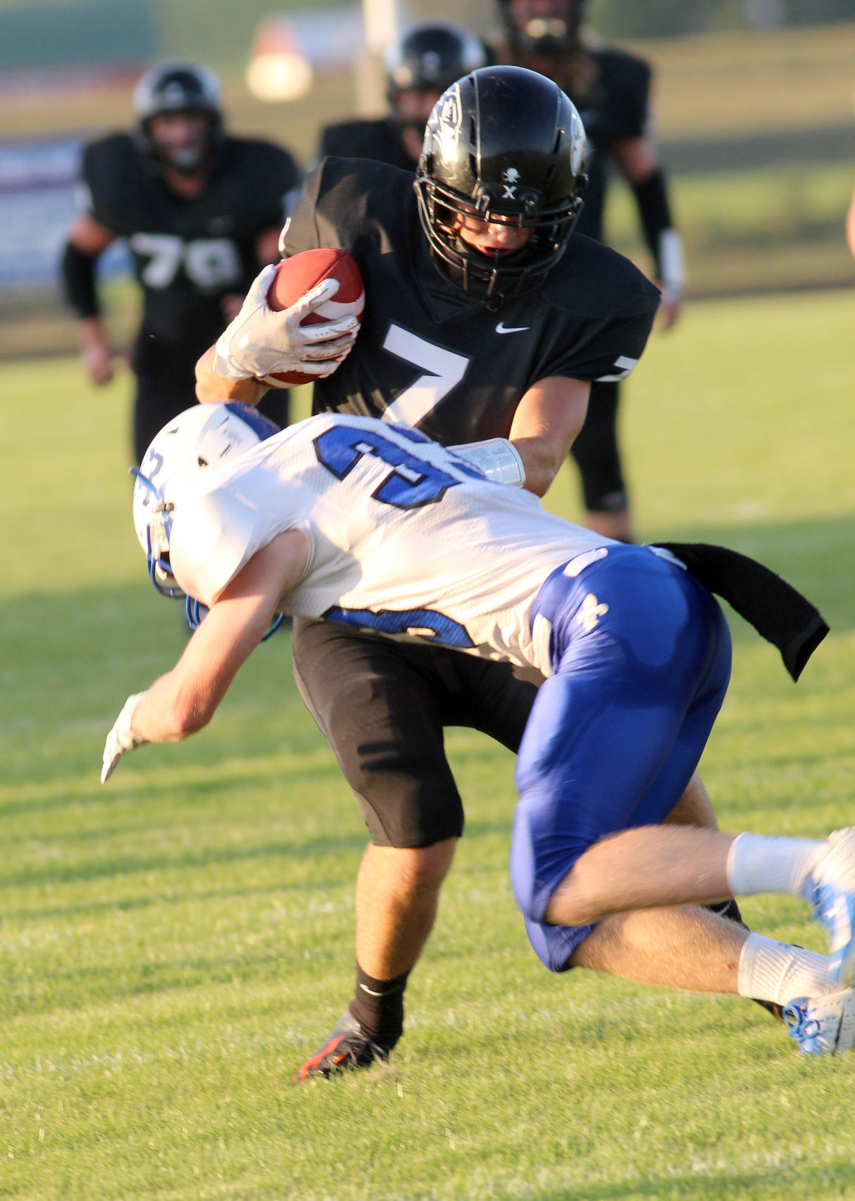 Saint Croix Falls at Bloomer football 8-23-19